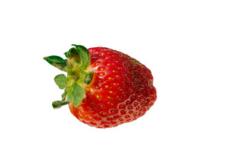 Strawberries on white background, isolated