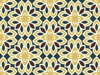 Seamless pattern with arabesques
