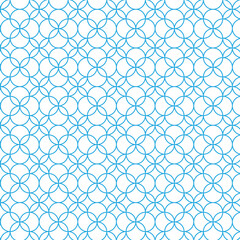 Fototapeta premium Abstract Geometric Seamless Vector Pattern Background, Line Art Graphic Design