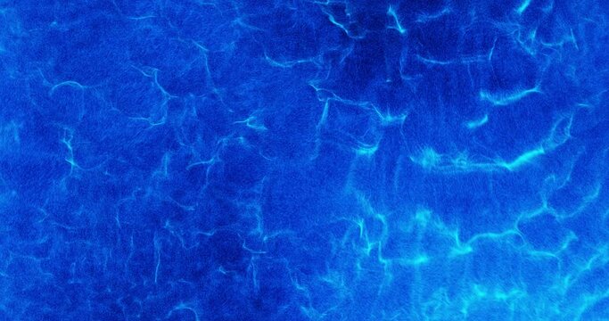Abstract Blue swirling background. fluid motion and turbulent simulation effect. 3D render, 4K loop
