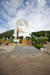 Lop Buri,Thailand. AUGUST 22 2020. :Wat Tham Phrathat Khao Prang, Lopburi province, Thailand