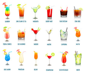set of cocktails - 382427621