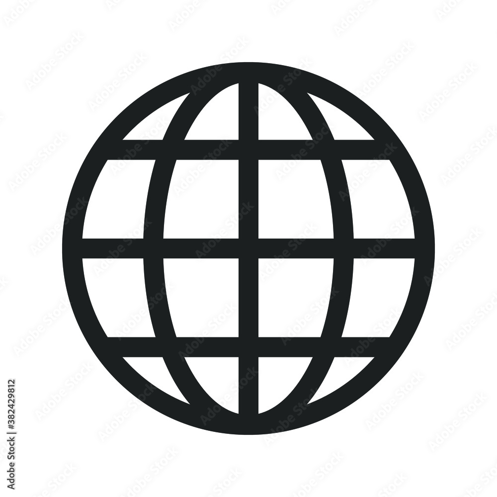 Poster web icon. website vector icon. internet world vector.