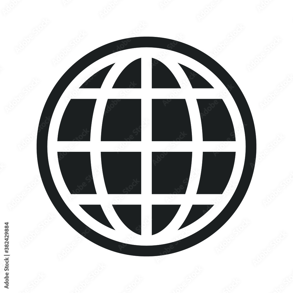 Poster web icon. website vector icon. internet world vector.