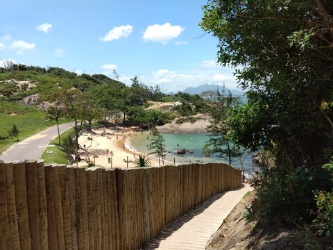 path to the secret beach  - Vila Velha Espirito Santo Brazil