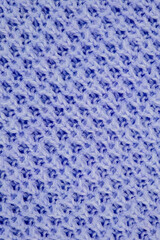 The texture of a knitted woolen fabric