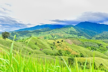 Breathtaking Mountain Landscape of Nan in Northern Thailand