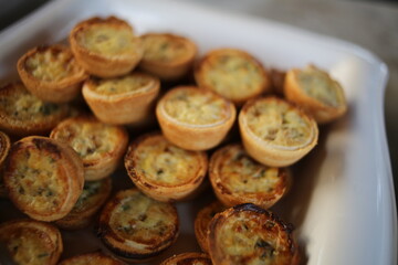 Catered Food Miniature Mini Quiche 