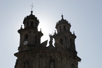 Fototapeta na wymiar Old church of Vixen Pilgrim in Pontevedra