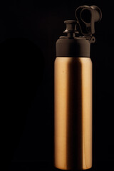 Golden Coloured Water Bottle with Matte Finish