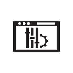 web development settings icon