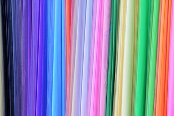 Obraz premium Samples of decorative colored paper for needlework