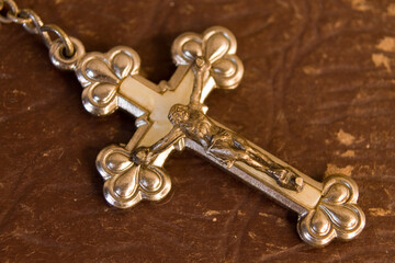 an old jesus cross pendant