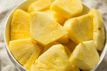 Healthy Organic Pineapple Slices