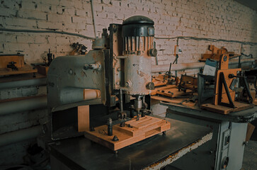 Milling a wooden board. Processing of wood panels on CNC coordinate milling woodworking machines. CNC woodworking machine.