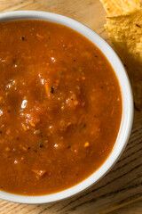 Homemade Tomato Salsa and Tortilla Chips