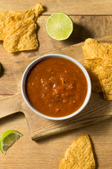 Homemade Tomato Salsa and Tortilla Chips
