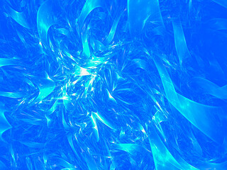 Fractal pattern, Creative background with water or sea waves, decorative image for advertising or designs