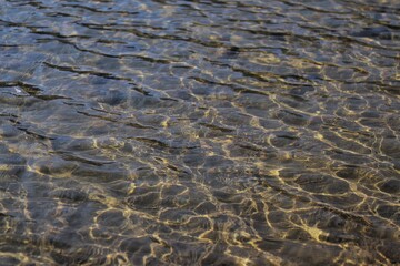 sand and water