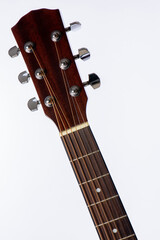a closeup of a guitar