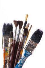 Obraz premium A bunch of a paint brushes