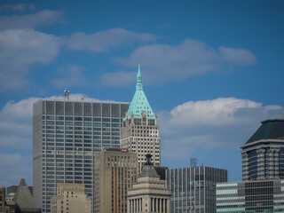 Fototapeta na wymiar High rise buildings in New York City, USA.