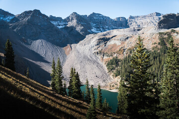 One of the Blue Lakes in the San Juan Mountains. 