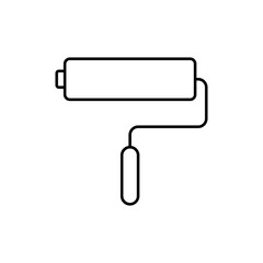 roller brush icon Element of building icon for mobile concept and web apps. Thin line roller brush icon can be used for web and mobile. Premium icon on white background