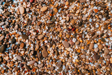 Background image of beach pebbles 