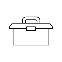 tool box icon Element of building icon for mobile concept and web apps. Thin line tool box icon can be used for web and mobile. Premium icon on white background