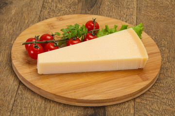 Italian traditional parmesan cheese triangle