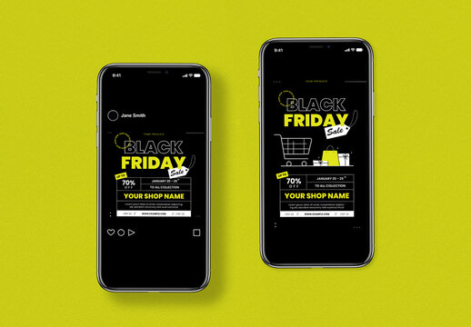 Black Friday Social Media Layouts
