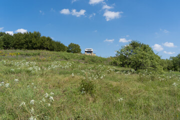 Obraz premium observation tower on the hill