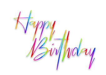 Beschriftung, Schriftart, Alles Liebe zum Geburtstag, 3D, Design