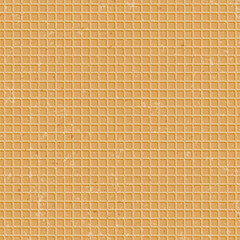 Waffles vector pattern. Sweet and delicious food