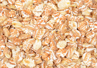 Oatmeal, close up