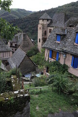 Fototapeta na wymiar Conques, Aveyron