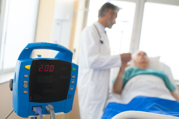 a blood pressure monitoring machine