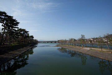 Obraz premium 宇治川