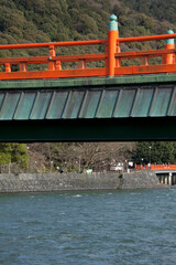 宇治川と朝霧橋