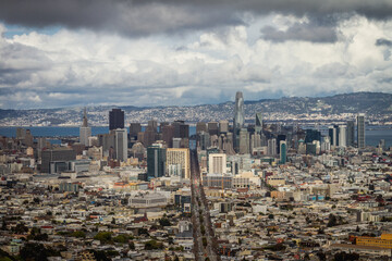 Fototapeta na wymiar view of the City of San Francisco