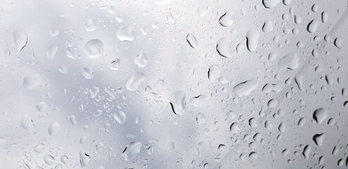 raindrops on the glass