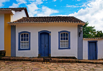 Colonial house in Tiradentes, Minas Gerais, Brazil