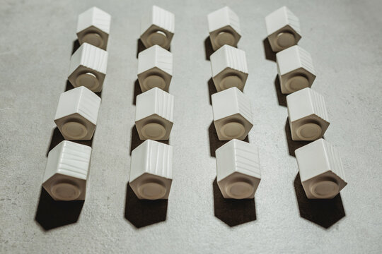 Artistic ceramic cups