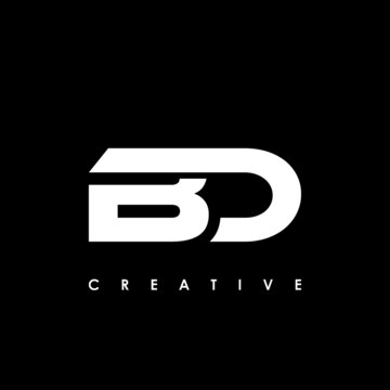 BD Letter Initial Logo Design Template Vector Illustration