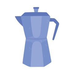 coffee moka pot traditional isolated icon style