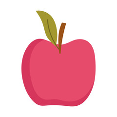 apple fruit fresh nature organic isolated icon design