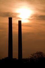 工場の煙突