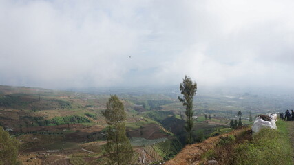 Fototapeta premium fog over the mountains