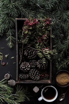 Christmas natural decoration